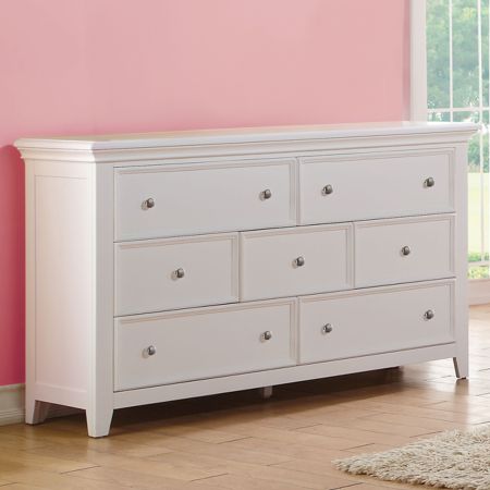 Lacey Youth Dresser 30601 White By Acme Furniture