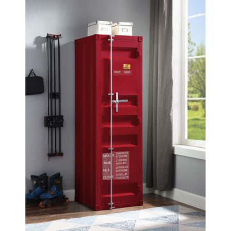 Cargo Youth Wardrobe 35955 Red By Acme Furniture