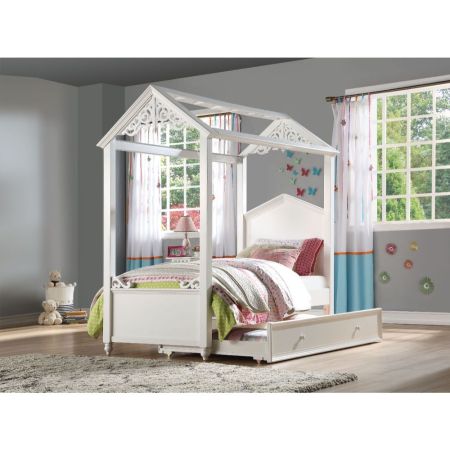 Rapunzel Youth Trundle 37348 White By Acme Furniture