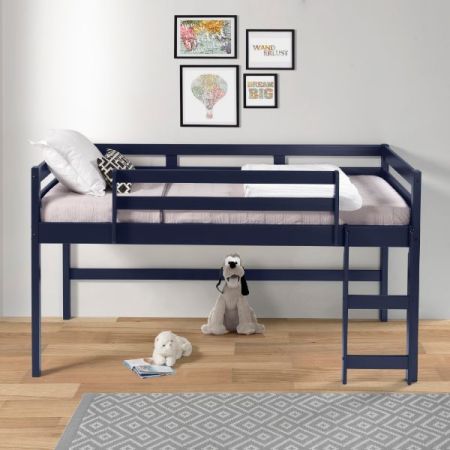 Lara Youth Loft Bed 38260 Blue By Acme Furniture