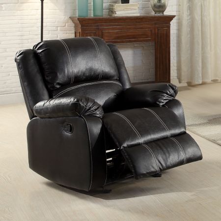 Zuriel Recliner LV52287 Black By Acme Furniture