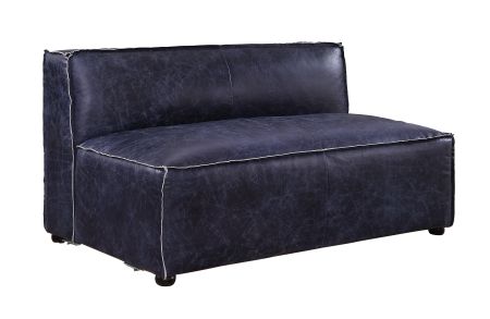 Birdie Reclining Loveseat 56596 Blue By Acme Furniture