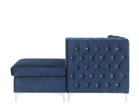 Jaszira Chaise Lounge 57343 Blue By Acme Furniture