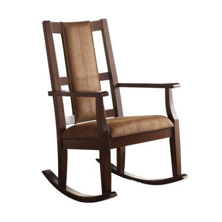 Butsea Rocking Chair 59378 Brown By Acme Furniture