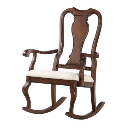 Sheim Rocking Chair 59382 Beige By Acme Furniture