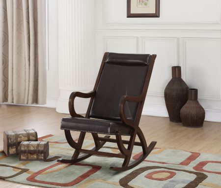 Triton Rocking Chair 59535 Espresso By Acme Furniture