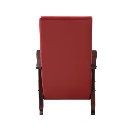 Raina Rocking Chair 59931 Red By Acme Furniture