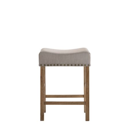 Martha II Counter Height Stool 70833 Linen By Acme Furniture