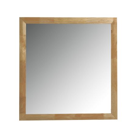 Nova Domus Santa Barbara - Modern Natural Rectangular Mirror