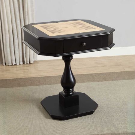 Bishop Game Table 82846 Black By Acme Furniture