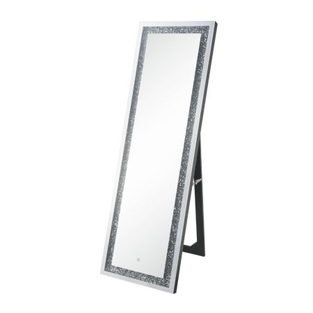 Noralie Floor Mirror 97713 Mirrored By Acme Furniture