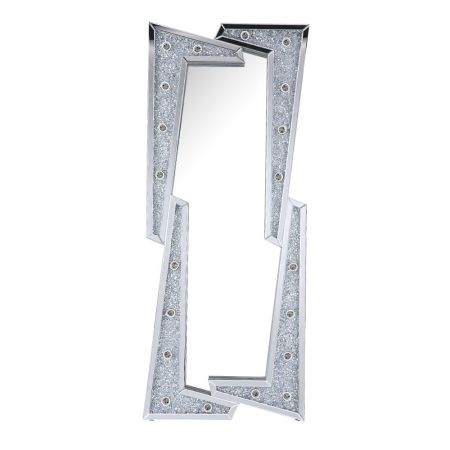 Noralie Floor Mirror 97757 Mirrored By Acme Furniture