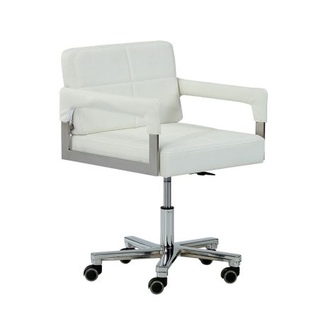 Modrest Craig Modern White Bonded Leather Office Chair