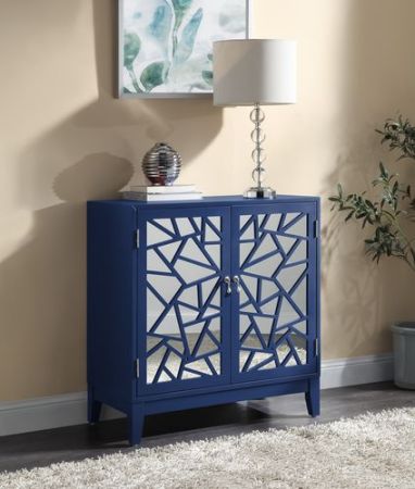 Einstein Console Cabinet AC00288 Blue By Acme Furniture