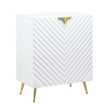 Gaines Console Cabinet AC01141 White By Acme Furniture