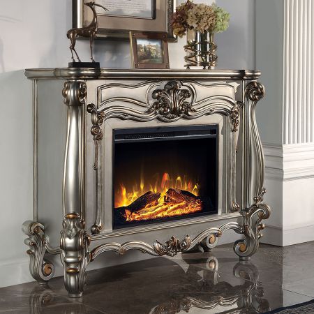 Versailles Fireplace AC01314 Platinum By Acme Furniture