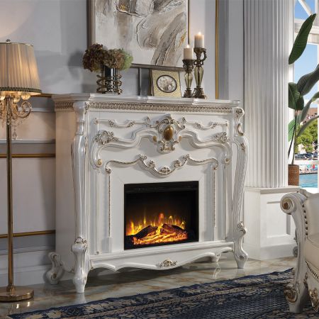 Picardy Fireplace AC01345 Pearl By Acme Furniture