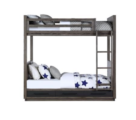 Estevon Youth Bunk Bed BD00613 Gray By Acme Furniture