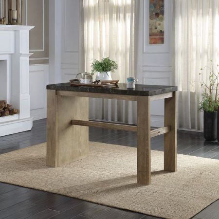 Charnell Counter Height Table DN00551 Oak By Acme Furniture