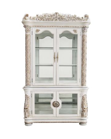 Vendome Curio Cabinet DN01223 Pearl By Acme Furniture