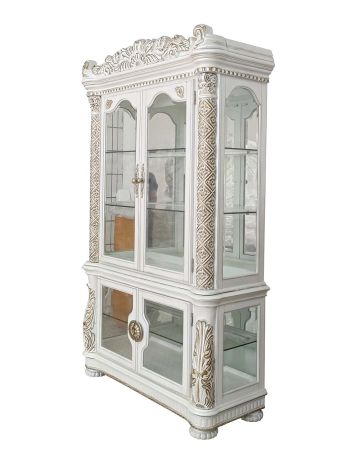 Vendome Curio Cabinet DN01223 Pearl By Acme Furniture