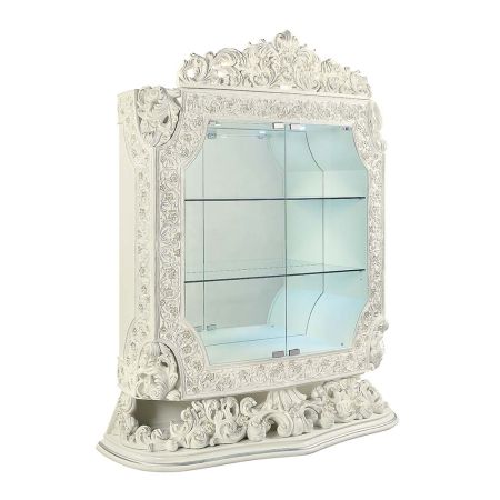 Adara Curio Cabinet DN01232 White By Acme Furniture