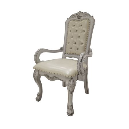 Dresden Arm Chair DN01697 Bone By Acme Furniture