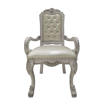 Dresden Arm Chair DN01697 Bone By Acme Furniture