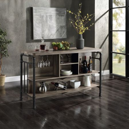 Edina Counter Height Table DN01935 Oak By Acme Furniture