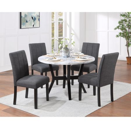 Kusa Dining Table Set DN02014 Black By Acme Furniture