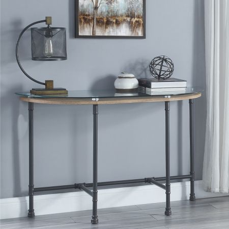 Brantley Sofa Table LV00437 Gray By Acme Furniture