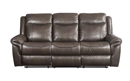 Lydia Reclining Sofa LV00654 Brown By Acme Furniture