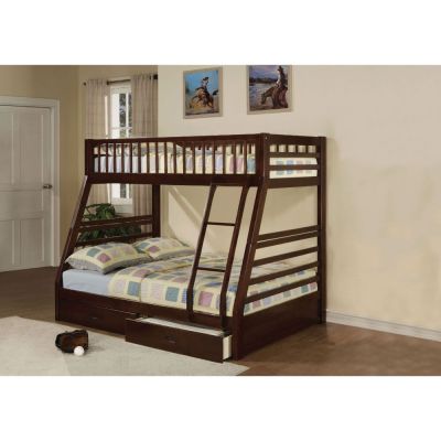 Jason Youth Bunk Bed 02020W Espresso By Acme Furniture