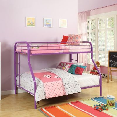 Tritan Youth Bunk Bed 02053PU Purple By Acme Furniture