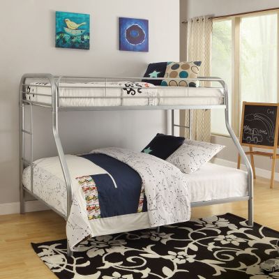 Tritan Youth Bunk Bed 02053SI Silver By Acme Furniture