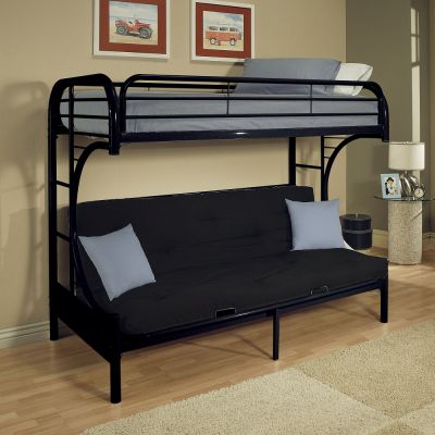 Eclipse Youth Bunk Bed 02093BK Black By Acme Furniture