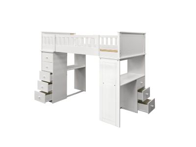 Willoughby Youth Loft Bed 10970W White By Acme Furniture