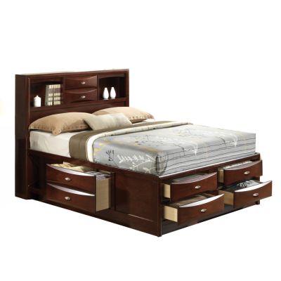 Ireland Bed Frames 21600Q Espresso By Acme Furniture