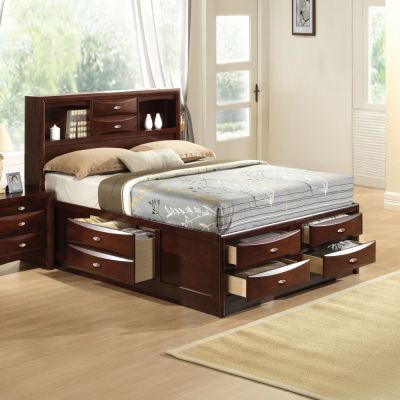 Ireland Bed Frames 21600Q Espresso By Acme Furniture