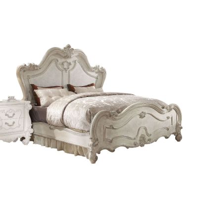 Versailles Bed Frames 21754CK Bone By Acme Furniture