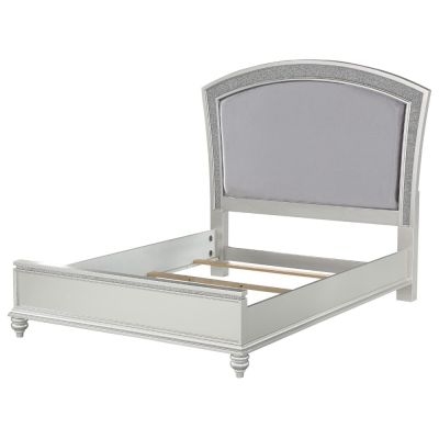 Maverick Bed Frames 21794CK Platinum By Acme Furniture