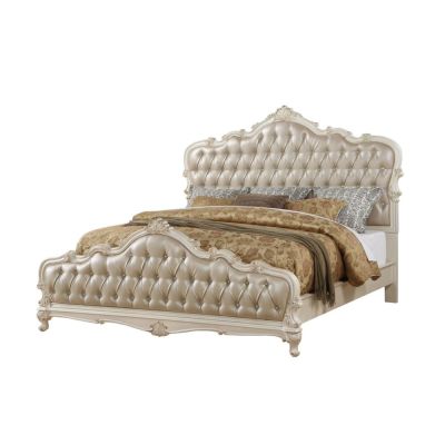 Chantelle Bed Frames 23534CK Gold By Acme Furniture