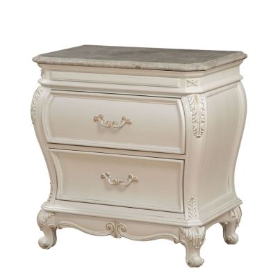 Chantelle Nightstand 23543 Pearl By Acme Furniture