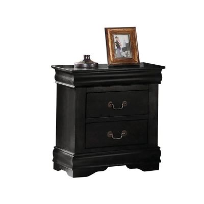 Louis Philippe Nightstand 23733 Black By Acme Furniture