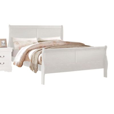 Louis Philippe Bed Frames 23827EK White By Acme Furniture