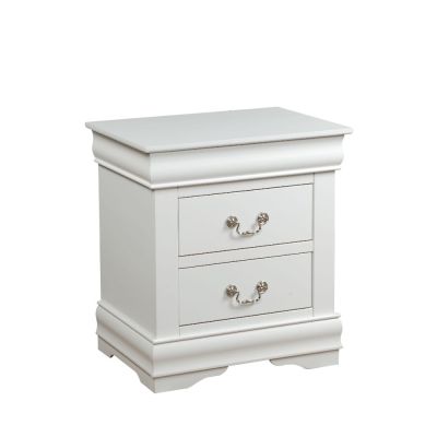 Louis Philippe Nightstand 23833 White By Acme Furniture