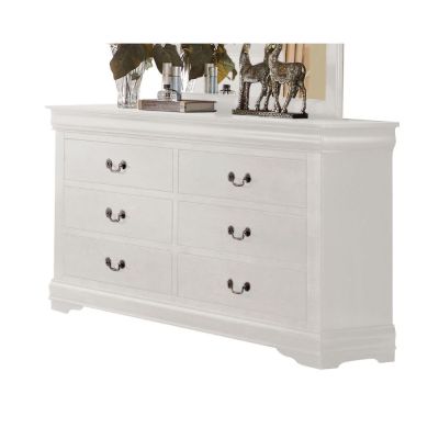 Louis Philippe Dresser 23835 White By Acme Furniture