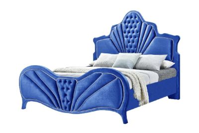 Dante Bed Frames 24217EK Blue By Acme Furniture