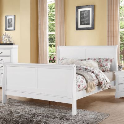 Louis Philippe III Bed Frames 24500Q White By Acme Furniture