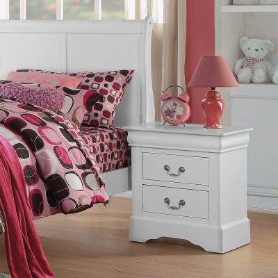 Louis Philippe III Nightstand 24503 White By Acme Furniture